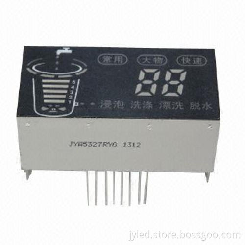 LED display with low-power consumption programmable LED sign for washing machine